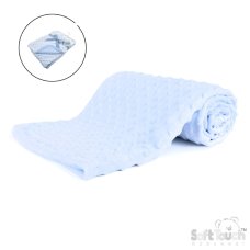 FBP80-B: Blue Bubble Mink Wrap